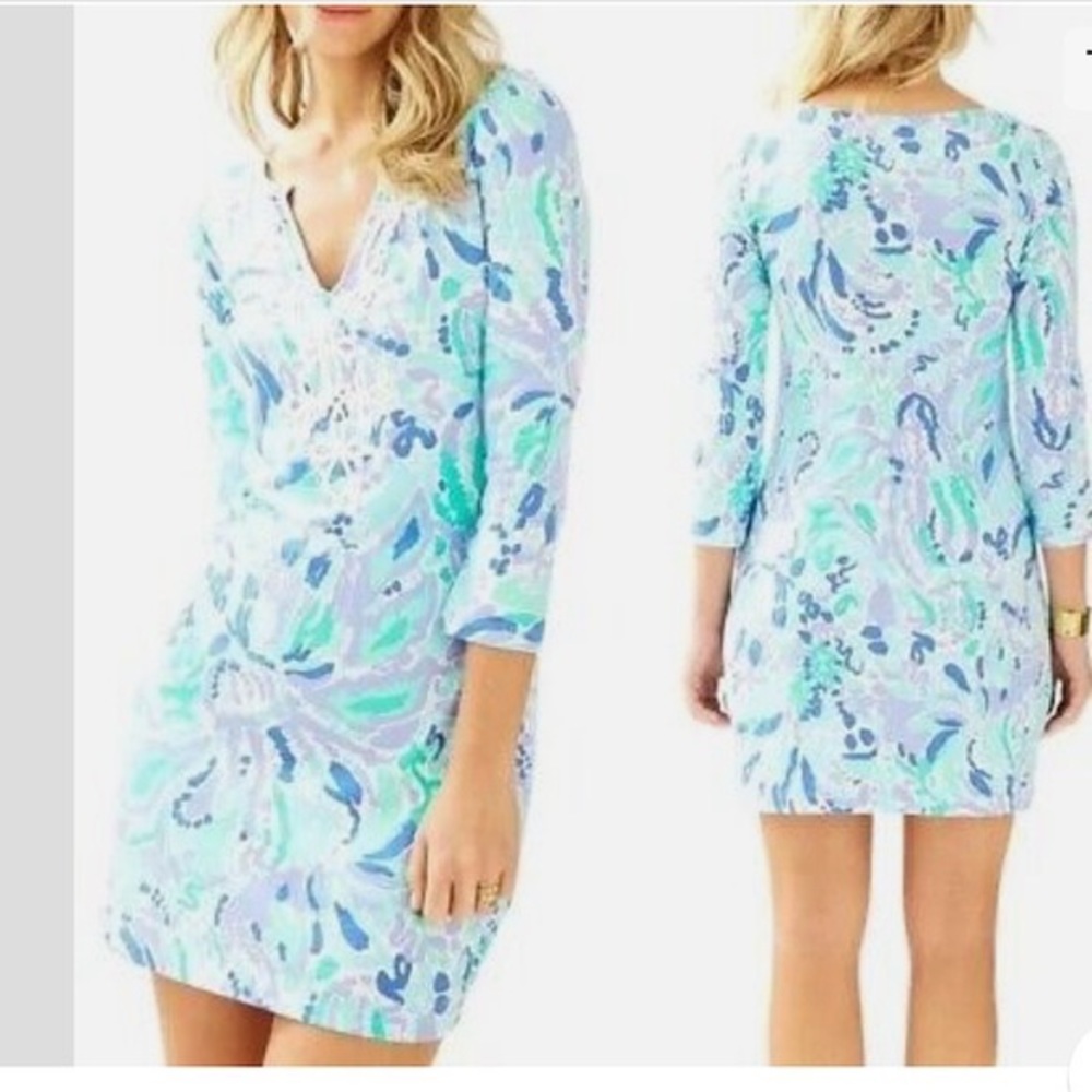 Lilly Pulitzer Marina Dress Nice Ink